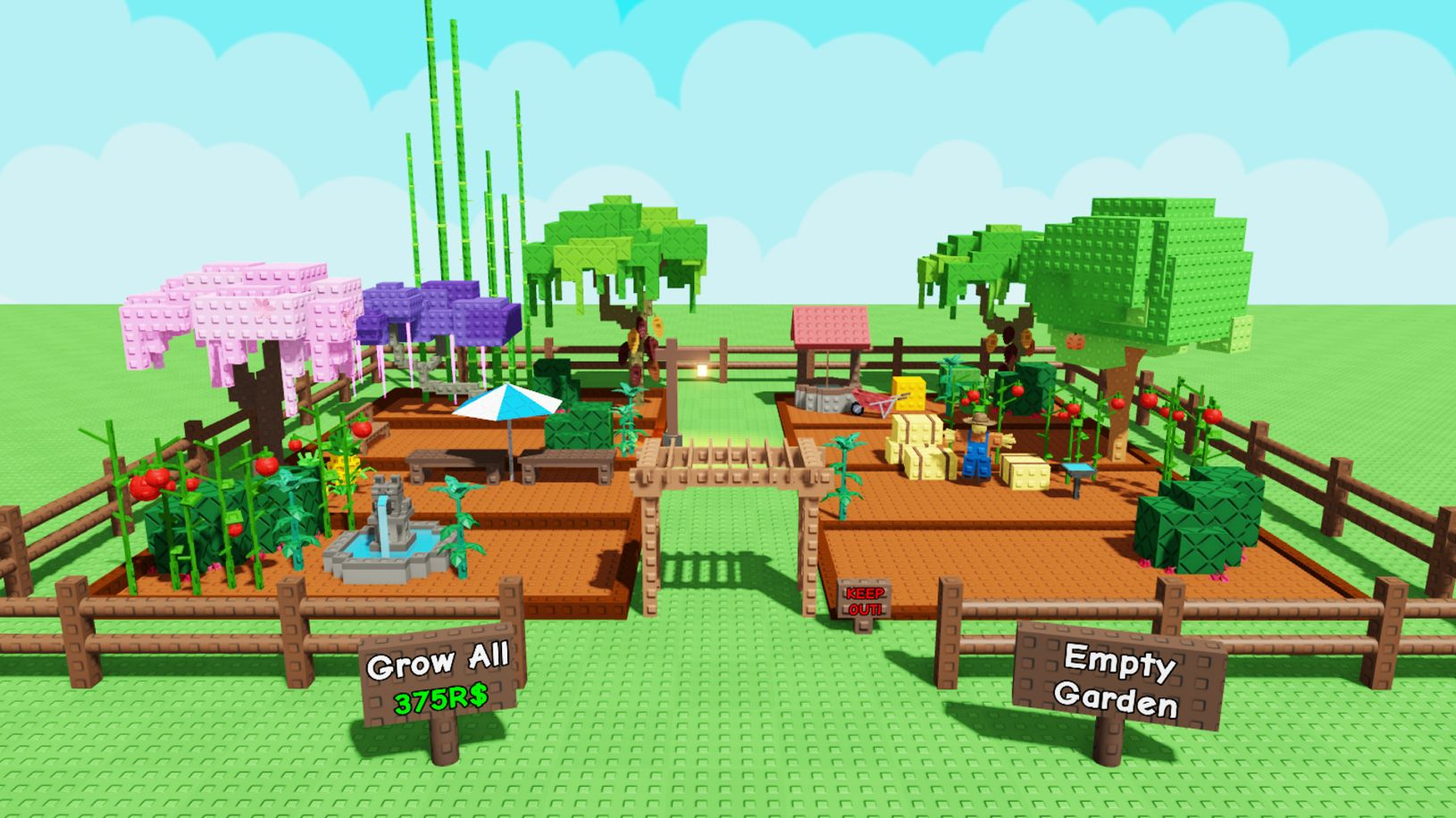Grow a Garden Roblox gameplay screenshot